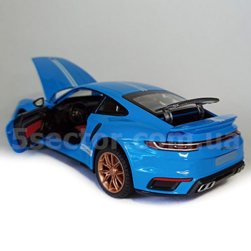 Porsche 911 Turbo S No.20 Модель 1:24 Голубой