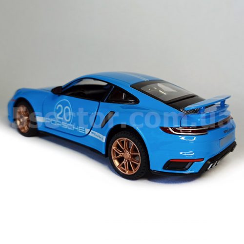 Porsche 911 Turbo S No.20 Модель 1:24 Голубой