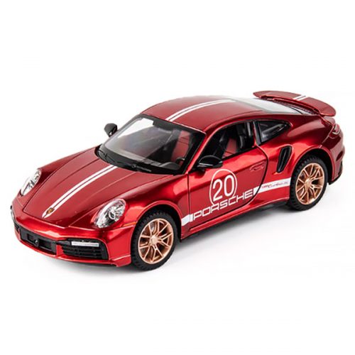 Porsche 911 Turbo S No.20 Модель 1:24 Красный