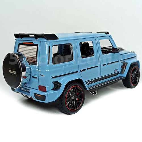 Mercedes-Benz Brabus G800 Модель 1:24 Голубой