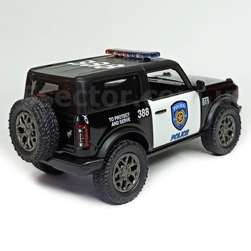 Ford Bronco Police 2022 Коллекционная модель 1:36