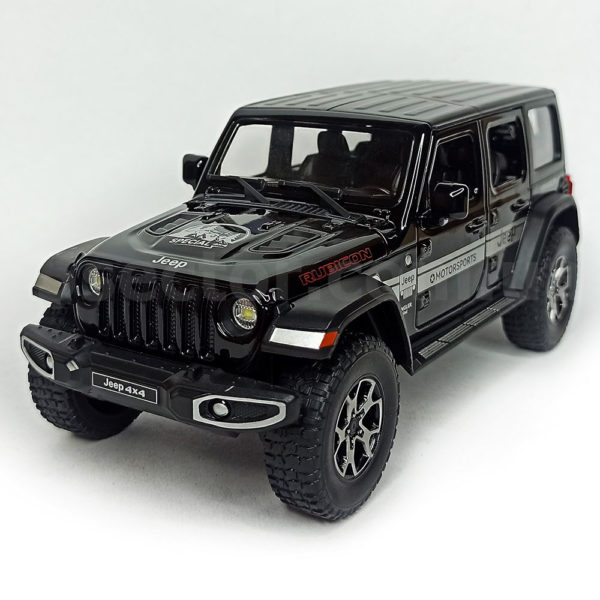 Jeep Wrangler Rubicon 4x4 Motorsport Модель 1:24 Черный