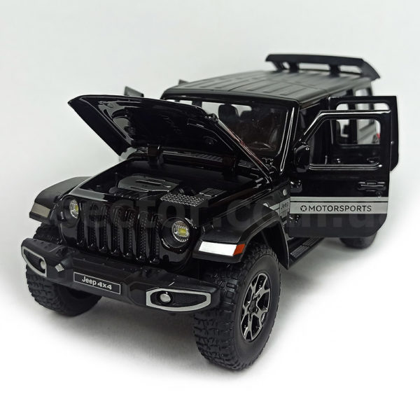 Jeep Wrangler Rubicon 4x4 Motorsport Модель 1:24 Черный