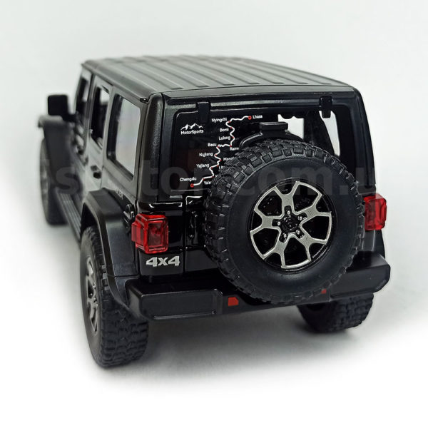 Jeep Wrangler Rubicon 4x4 Motorsport Модель 1:24 Черный