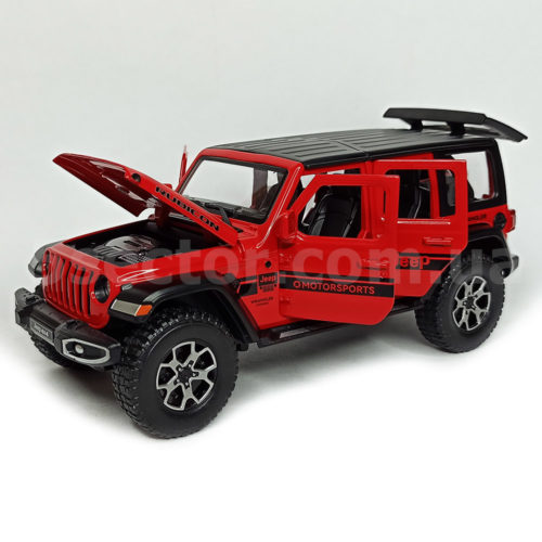 Jeep Wrangler Rubicon 4x4 Motorsport Модель 1:24 Красный