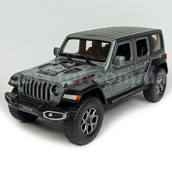 Jeep Wrangler Rubicon 4x4 Motorsport Модель 1:24 Серый