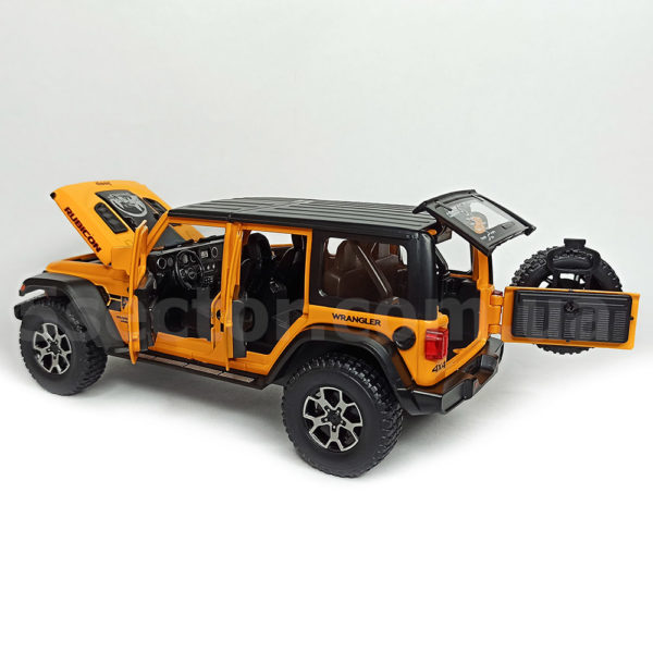 Jeep Wrangler Rubicon 4x4 Motorsport Модель 1:24 Желтый