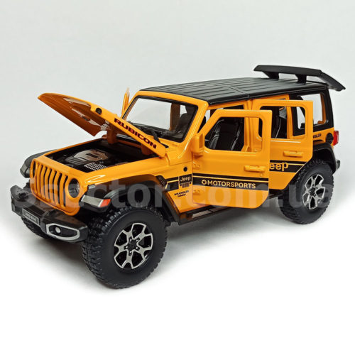 Jeep Wrangler Rubicon 4x4 Motorsport Модель 1:24 Желтый
