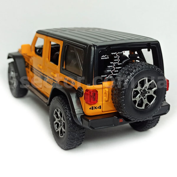 Jeep Wrangler Rubicon 4x4 Motorsport Модель 1:24 Желтый