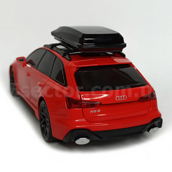 Audi RS6 Avant C8 Масштабная модель 1:24 Красный