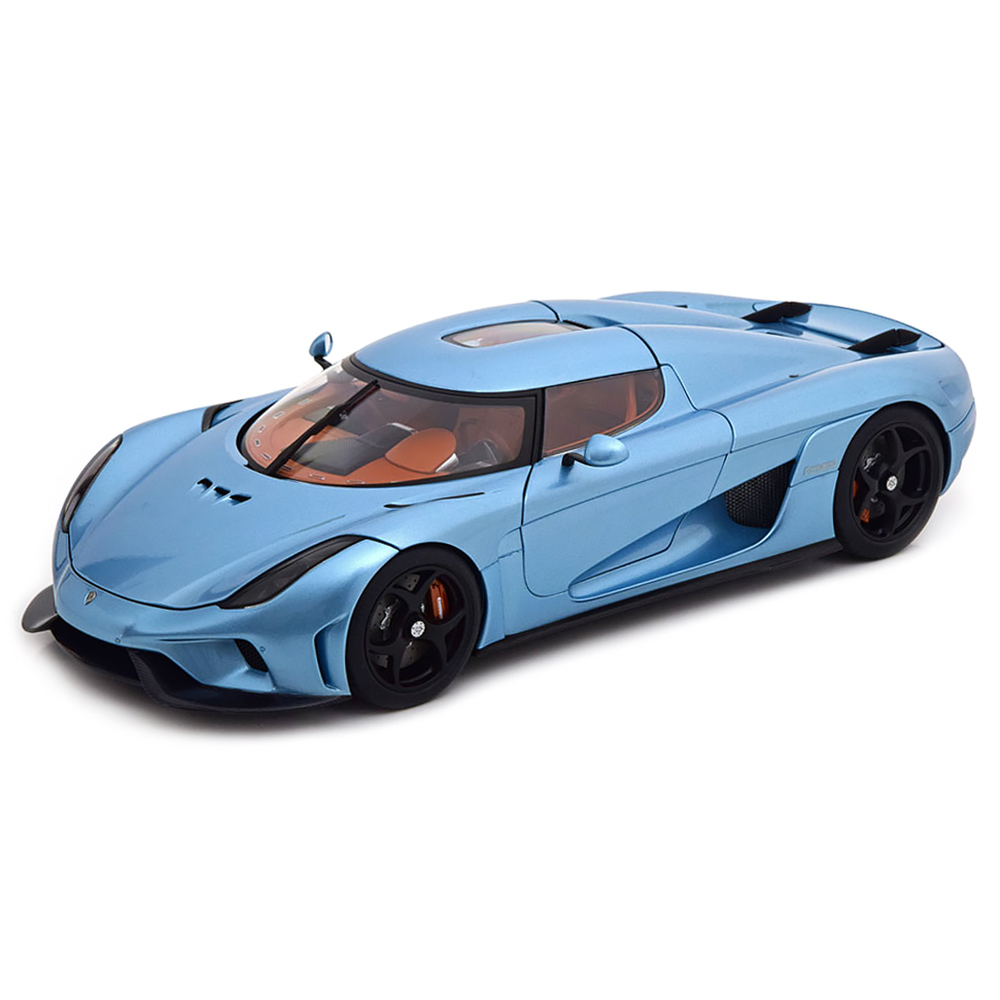 Koenigsegg Regera 2016 Модель 1:18 Голубой - 5sector