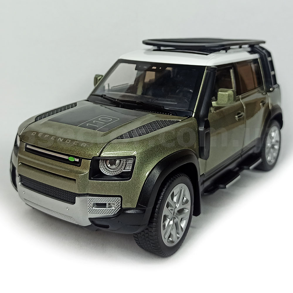 Land Rover Defender 110 L663 Модель 1:18 Оливковый