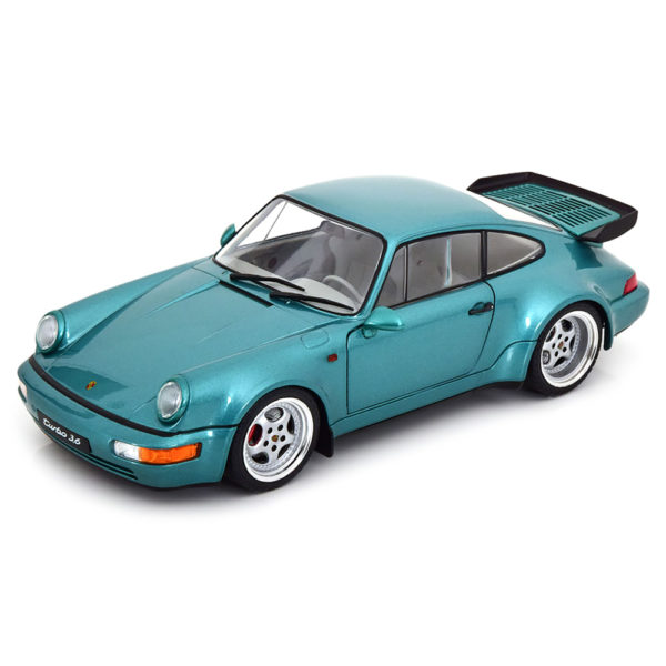 Porsche 911 Turbo 3.6 1991 Модель 1:18 Зеленый