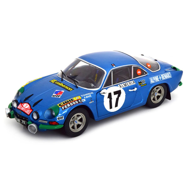 Alpine A110 1600S No.17 Rally Monte Carlo 1972 Модель 1:18