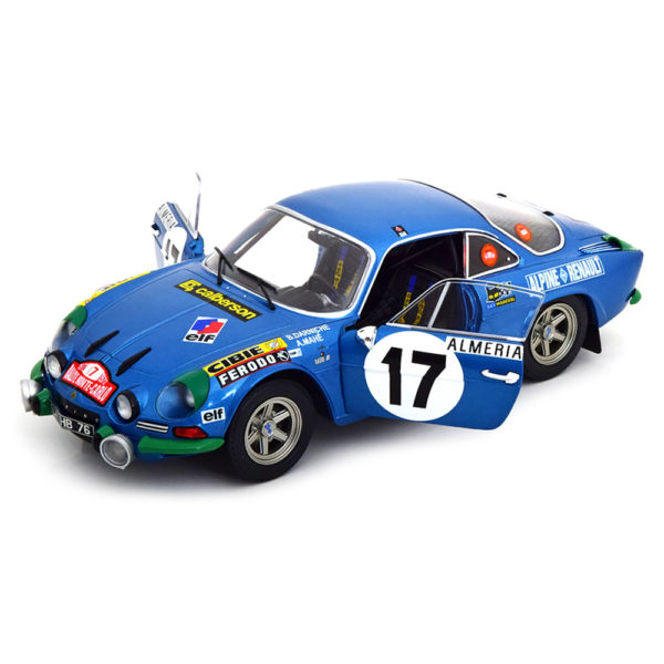 Alpine A110 1600S No.17 Rally Monte Carlo 1972 Модель 1:18