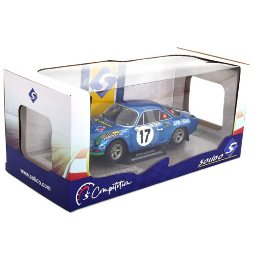 Alpine A110 1600S No.17 Rally Monte Carlo 1972 Модель 1:18