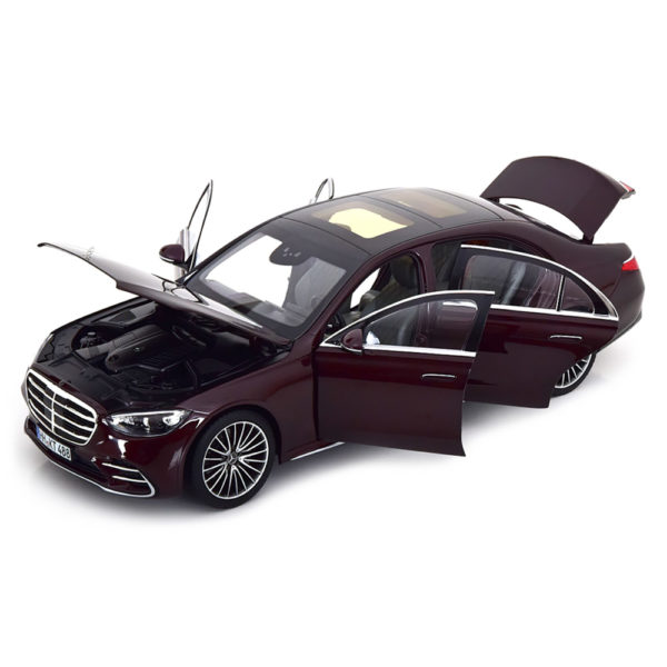 Mercedes-Benz S-Class AMG Line 2021 Модель 1:18 Бордовый