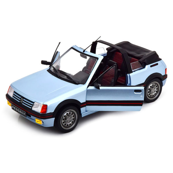 Peugeot 205 CTI Convertible 1989 Модель 1:18 Голубой