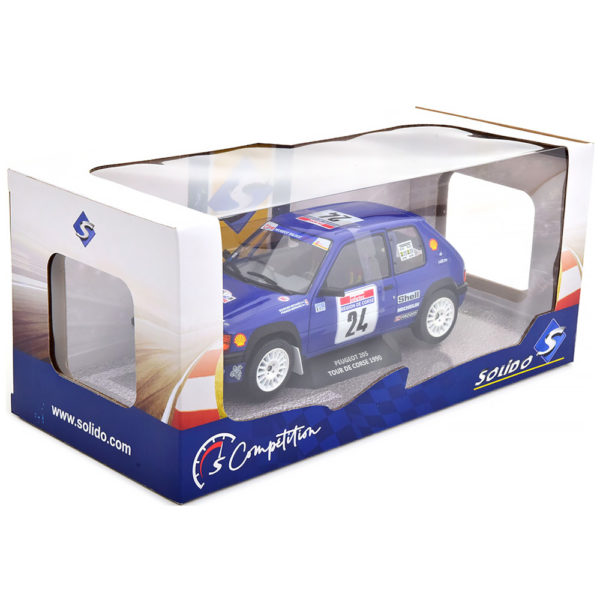 Peugeot 205 No.24 Rally Tour de Corse 1990 Модель 1:18