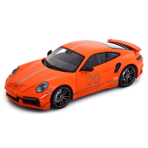 Porsche 911 (992) Turbo S 2021 Модель 1:18 Оранжевый