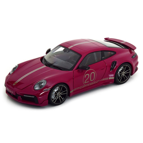 Porsche 911 (992) Turbo S 2021 Модель 1:18 Розовый