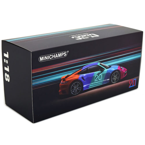 Porsche 911 (992) Turbo S 2021 Модель 1:18 Бирюзовый