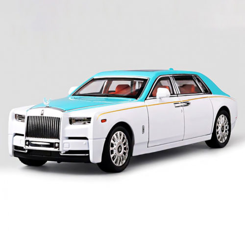 Rolls-Royce Phantom VIII Модель 1:18 Белый с голубым