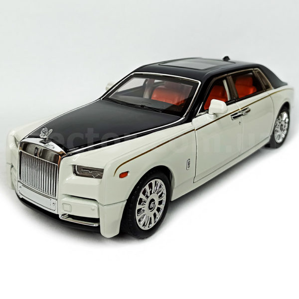 Rolls-Royce Phantom VIII Модель 1:18 Черно-белый