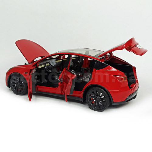 Tesla Model Y Масштабная модель 1:24 Красный