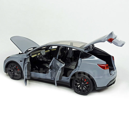 Tesla Model Y Масштабная модель 1:24 Серый