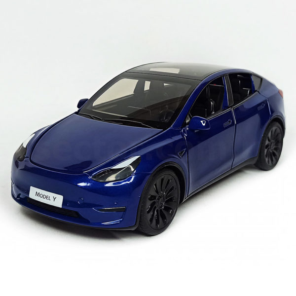 Tesla Model Y Масштабная модель 1:24 Синий