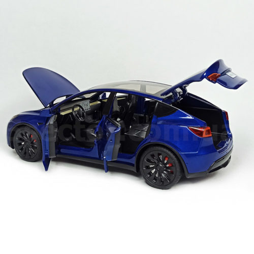 Tesla Model Y Масштабная модель 1:24 Синий