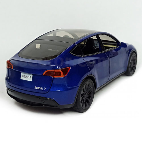 Tesla Model Y Масштабная модель 1:24 Синий