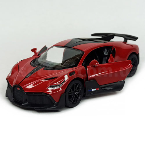 Bugatti Divo Масштабная модель 1:36 Красный