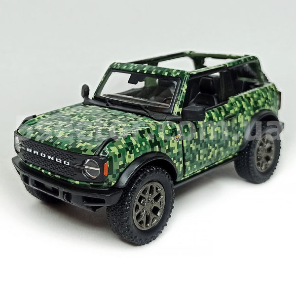 Ford Bronco Open Top 2022 Camo Edition Модель 1:36