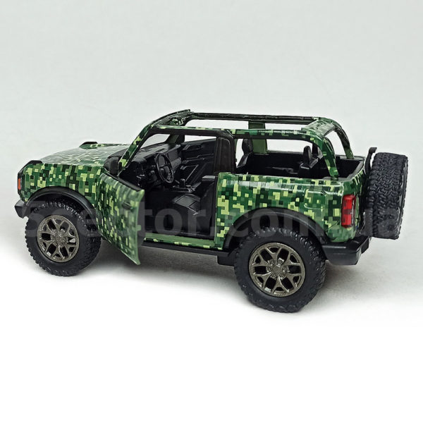 Ford Bronco Open Top 2022 Camo Edition Модель 1:36