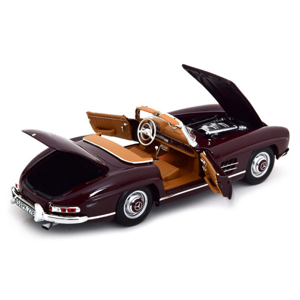 Mercedes-Benz 300 SL Roadster 1957 Модель 1:18 Бордовый