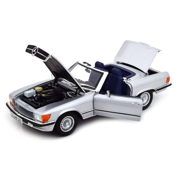 Mercedes-Benz 380 SL R107 1985 Модель 1:18 Серый