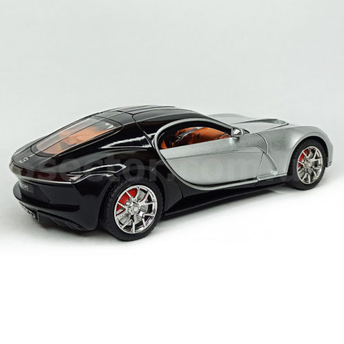 Bugatti Atlantic Масштабная модель 1:24 Серый с черным