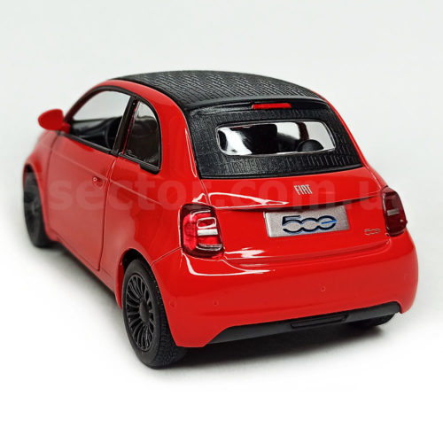Fiat 500e Масштабная модель 1:36 Красный