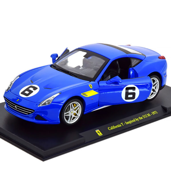 Ferrari California T No.6 Модель 1:24 Голубой