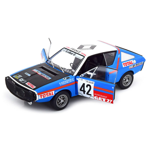 Renault 17 No.42 Rally Abidjan Nice 1976 Модель 1:18