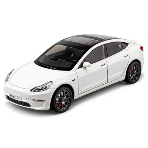 Tesla Model 3 Масштабная модель 1:24 Белый