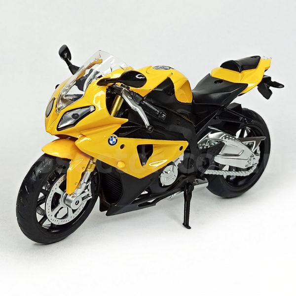 BMW S1000 RR Масштабная модель 1:12 Желтый