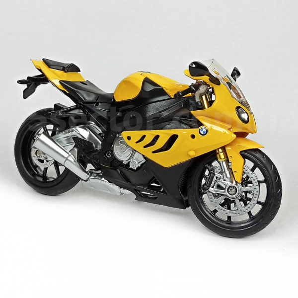 BMW S1000 RR Масштабная модель 1:12 Желтый