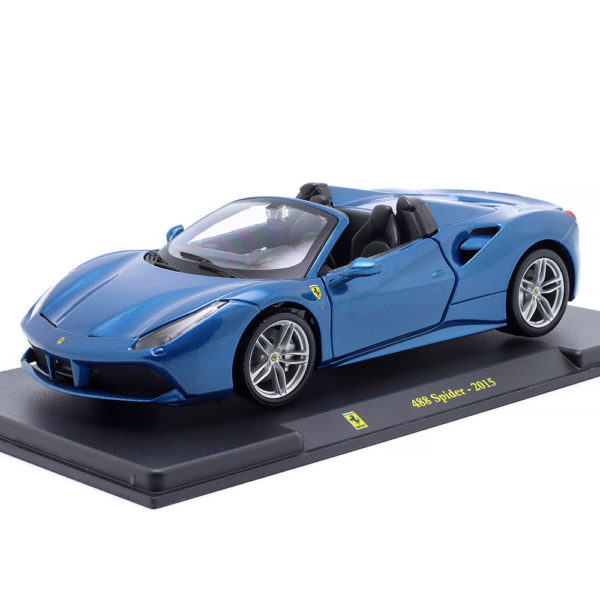 Ferrari 488 Spider 2015 Масштабная модель 1:24 Синий