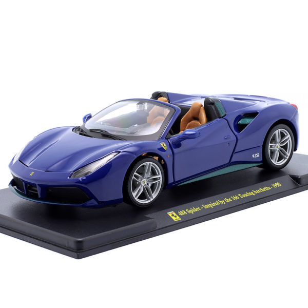 Ferrari 488 Spider Масштабная модель 1:24 Синий