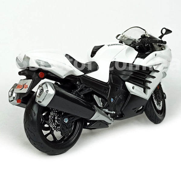 Kawasaki Ninja ZX-14 Модель 1:12 Белый