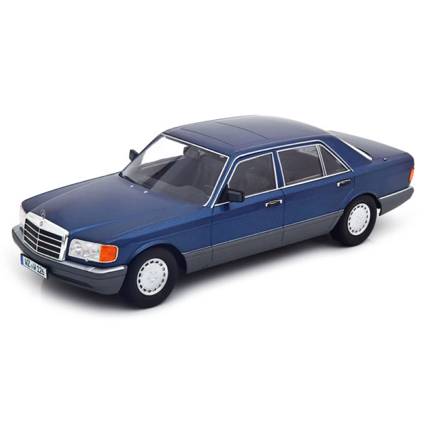 Mercedes-Benz 560 SEL W126 Facelift Модель 1:18 Синий