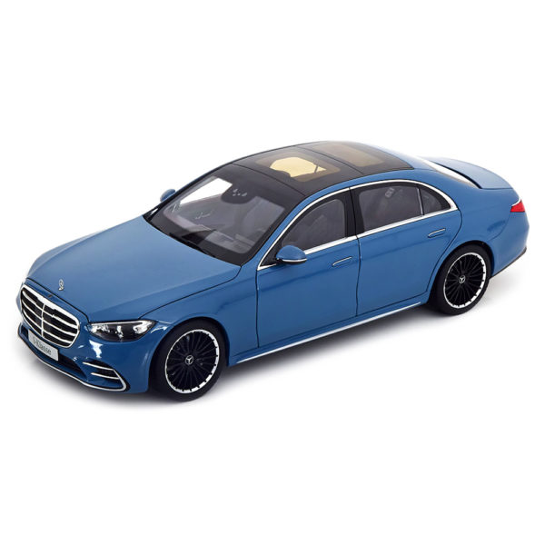 Mercedes-Benz S-Class W223 2020 Модель 1:18 Голубой